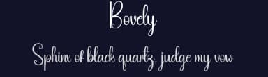 Bovely by Andi Moz — Script Handwritten Font — thumbnail 2