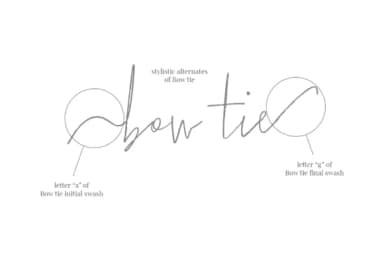 Bow Tie Font by Pedro Alexandre Teixeira — Script Handwritten Font — thumbnail 4