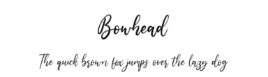 Bowhead by Balpirick Studio — Script Handwritten Font — thumbnail 1