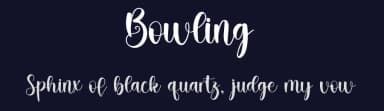 Bowling by Inermedia Studio — Script Handwritten Font — thumbnail 2