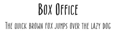 Box Office by BLKBK Fonts — Script Handwritten Font — thumbnail 1