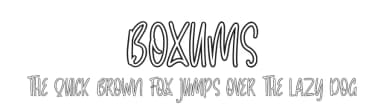 Boxums by Skiiller Studio — Script Handwritten Font — thumbnail 1