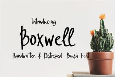 Boxwell Font by sunday nomad — Script Handwritten Font — thumbnail 1