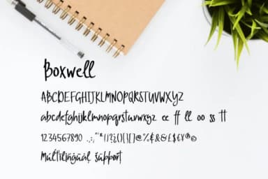 Boxwell Font by sunday nomad — Script Handwritten Font — thumbnail 2