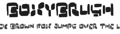 Boxybrush by Hawtpixel — Script Handwritten Font — thumbnail 1