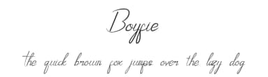 Boyfie by Edric Studio — Script Handwritten Font — thumbnail 1