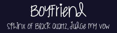 Boyfriend by Des Gomez — Script Handwritten Font — thumbnail 2