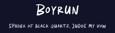 Boyrun by Weape Studio — Script Handwritten Font — thumbnail 2