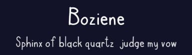 Boziene by Julia Guinto — Script Handwritten Font — thumbnail 2