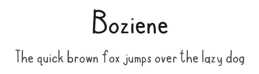 Boziene by Julia Guinto — Script Handwritten Font — preview 1