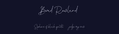 Brad Rowland by Maulana Creative — Script Handwritten Font — thumbnail 2