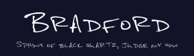 Bradford by Bradford Johnson — Script Handwritten Font — thumbnail 2