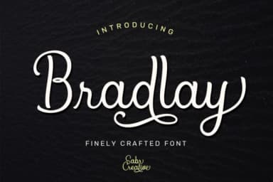 Bradlay Font by sabrcreative — Script Handwritten Font — thumbnail 1
