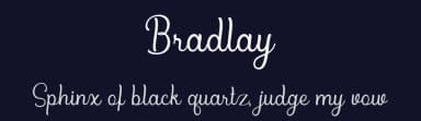 Bradlay by Sabrcreative — Script Handwritten Font — thumbnail 2