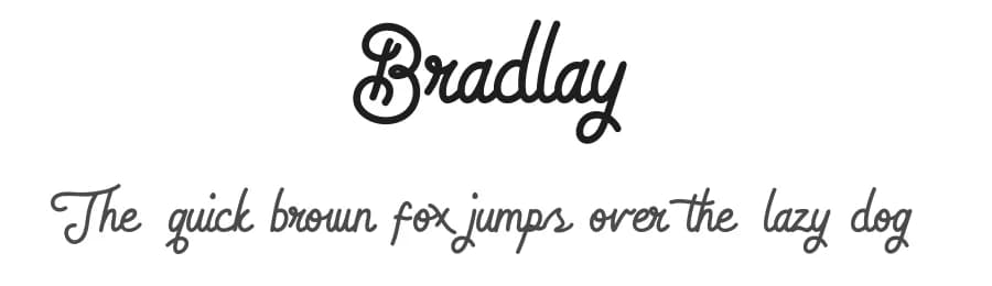 Bradlay by belovestudio — Script Handwritten Font