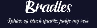 Bradles by Fontruly — Script Handwritten Font — thumbnail 2