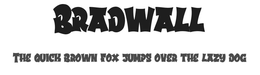 Bradwall by Blankids — Script Handwritten Font