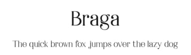 Braga by Letterflow Studio — Serif Font — thumbnail 1
