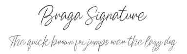 Braga Signature by MJType — Script Handwritten Font — thumbnail 1