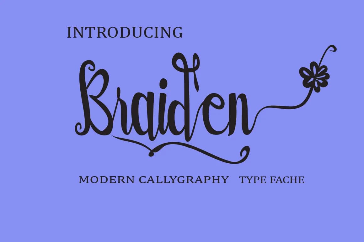 Braiden Font by AsaharStudio — Script Handwritten Font — preview 1