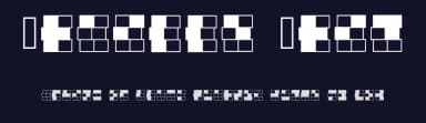Braille Grid by Shin Vi — Dingbats Font — thumbnail 2