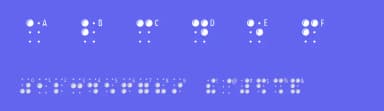 Braille Latin by Manfred Klein — Dingbats Font — thumbnail 3