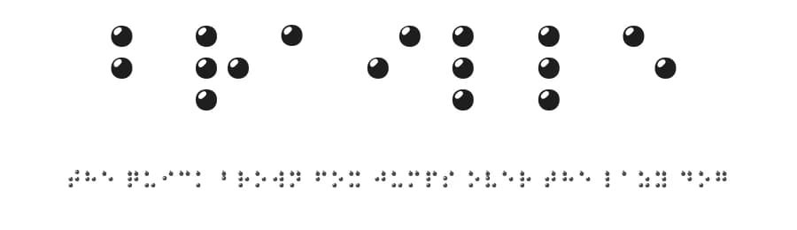 Braille by philing.net — Dingbats Font
