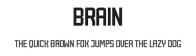 Brain by Vladimir Nikolic — Sans Serif Font — thumbnail 1