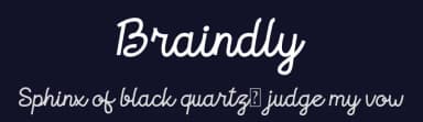Braindly by Manjali Studio — Script Handwritten Font — thumbnail 2