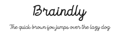 Braindly by Manjali Studio — Script Handwritten Font — thumbnail 1