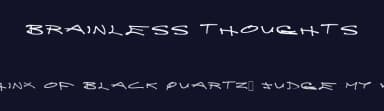 Brainless Thoughts by SDFonts — Script Handwritten Font — thumbnail 2