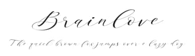 Brainlove by aldedesign — Script Handwritten Font — thumbnail 1
