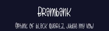 Brambank by Septo Adi Wicaksono — Script Handwritten Font — thumbnail 2