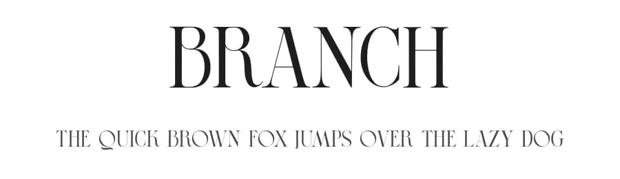 Branch by Zeenesia Studio — Serif Font
