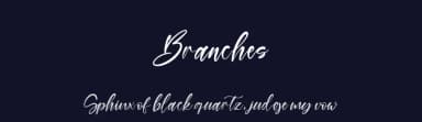 Branches by Kong Font — Script Handwritten Font — thumbnail 2