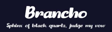 Brancho by Kurnia Setyadi — Script Handwritten Font — thumbnail 2