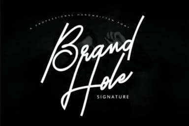 Brand Hole Font by Vunira — Script Handwritten Font — thumbnail 1