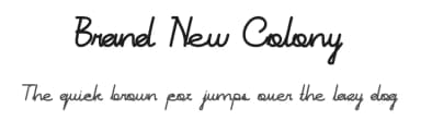 Brand New Colony by weknow — Script Handwritten Font — thumbnail 1