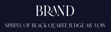 Brand by sajjadhussain — Serif Font — thumbnail 2