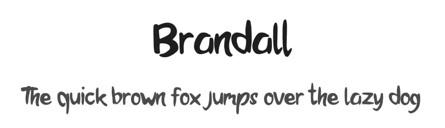 Brandall by Afif Rosadi — Script Handwritten Font