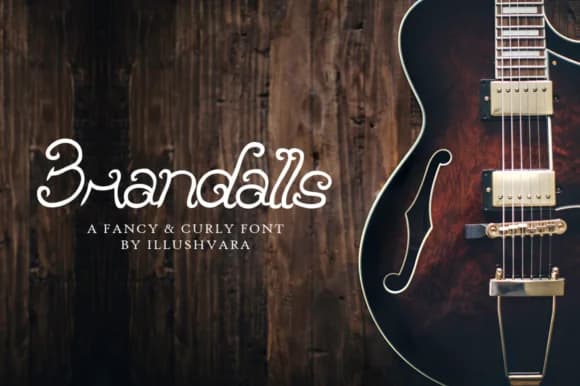Brandalls Font by illushvara — Script Handwritten Font