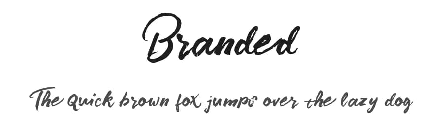 Branded by Unicode Studio — Script Handwritten Font — preview 1