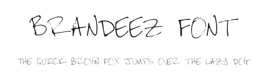 Brandeez Font by Brandi Stansbury — Script Handwritten Font