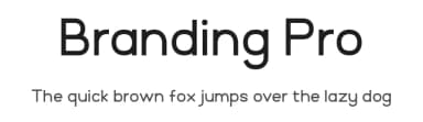 Branding Pro by Johandika Syahputra Lubis — Sans Serif Font — thumbnail 1
