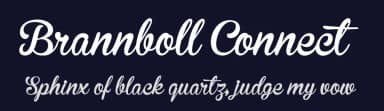 Brannboll Connect by Måns Grebäck — Script Handwritten Font — thumbnail 2