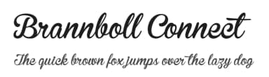 Brannboll Connect by Måns Grebäck — Script Handwritten Font — thumbnail 1