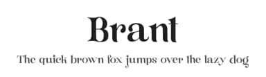 Brant by FactoryType — Serif Font — thumbnail 1