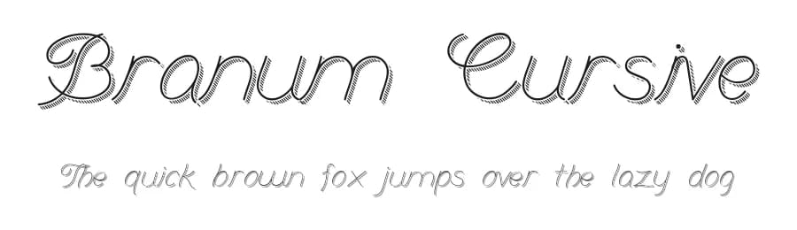 Branum Cursive by Ben Branum — Script Handwritten Font
