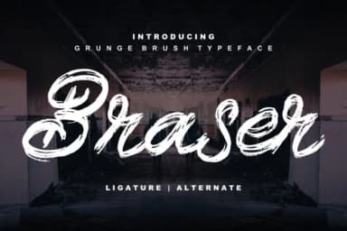 Braser Font by Vunira — Script Handwritten Font — thumbnail 1