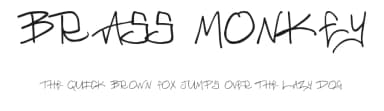 Brass Monkey by Nerdboy — Script Handwritten Font — thumbnail 1